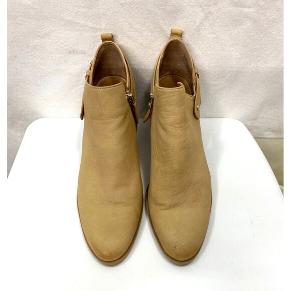 Franco Sarto Cutout Ankle Heel Boots Bootie Women Size 8 Western Cowboy Prairie - Picture 3 of 11